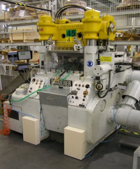 Vibroizolace hydraulického lisu